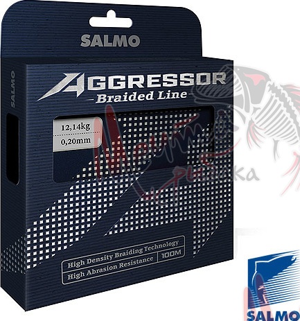 Шнур плетеный Salmo AGRESSOR d-0,15